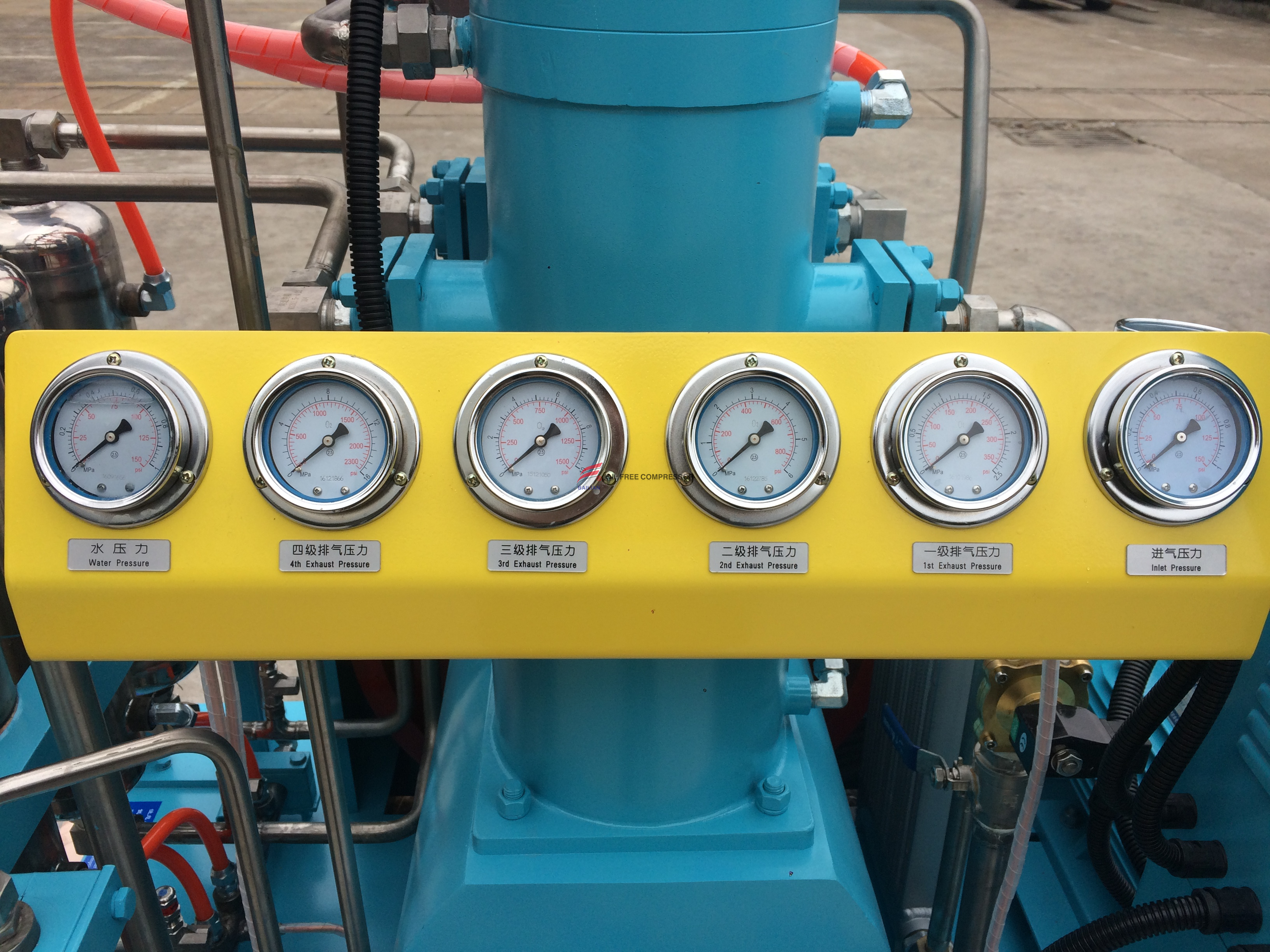 20m3 Bottle for Cylinder Filling Oxygen Compressor Plant
