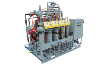 m125 quite water cooled helium piston compressor for recovery