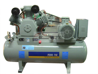 heavy duty food industrial oil free piston type air compressor